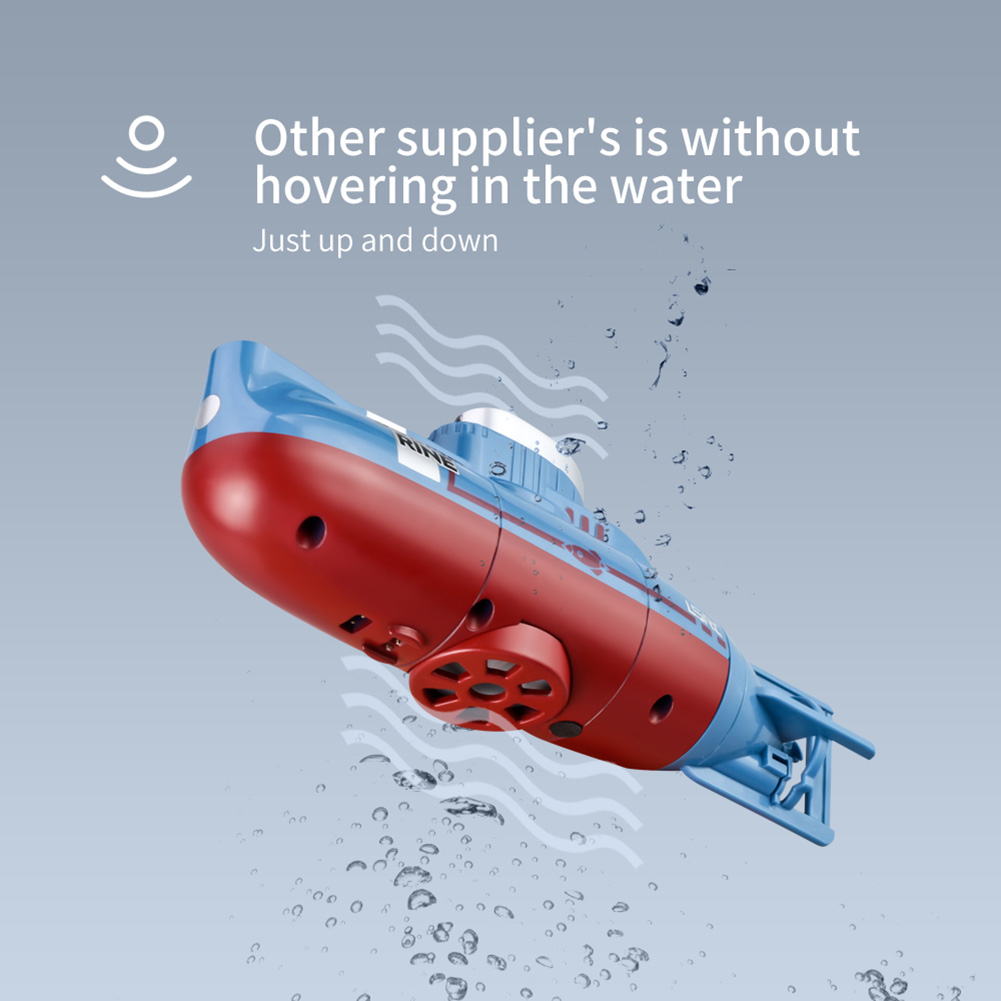 미니 RC 잠수함 물고기 탱크 6CH 라디오 컨트롤 잠수함 호버 기능 장난감 클래식 교육 조립 완구